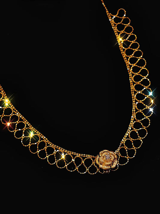 Petra Necklace | 24k Gold Plated