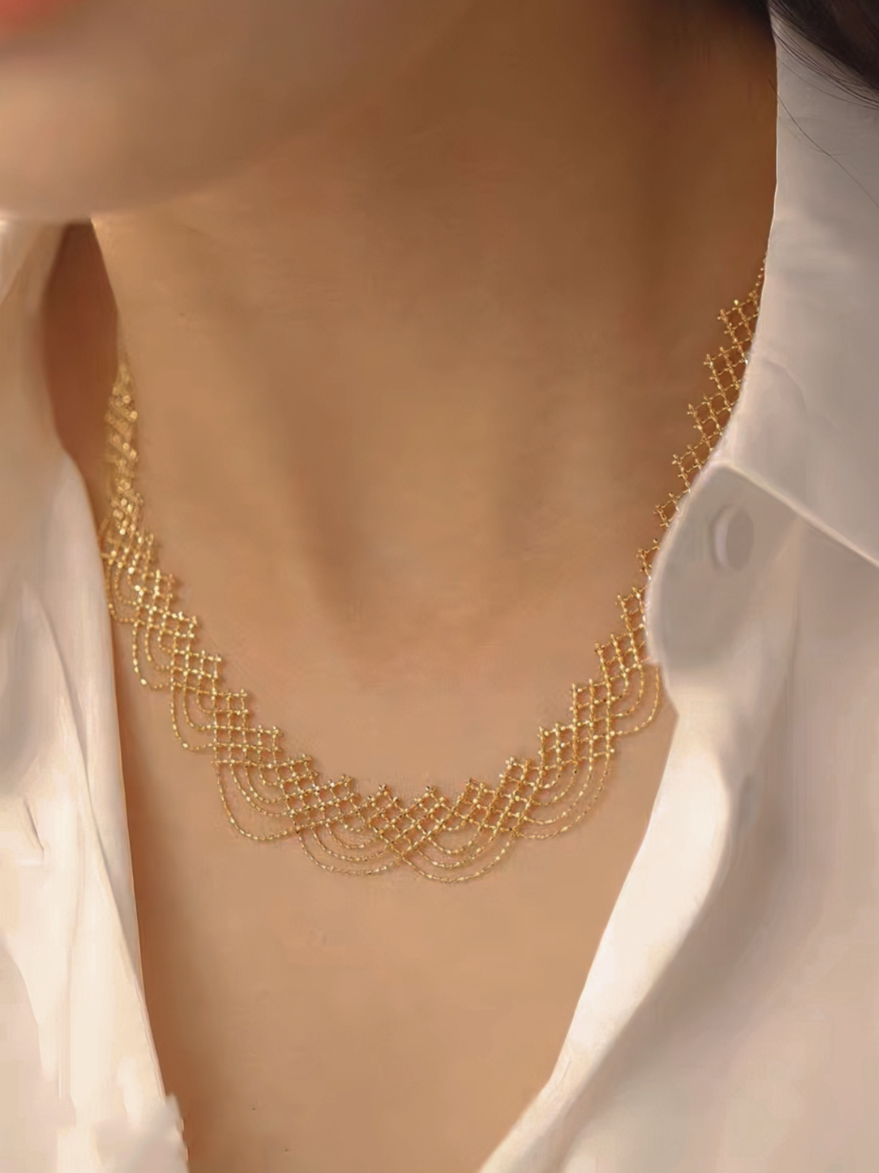 Rosalind Necklace | 24k Gold Plated